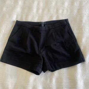 J Crew Black mid-rise shorts